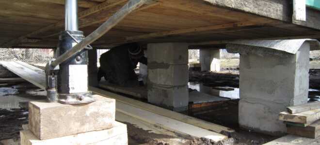 Как поднять каркасный дом для ремонта и передвинуть его на новое место