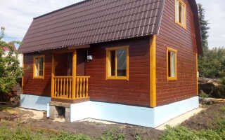 Постройка каркасного дома 6 на 9