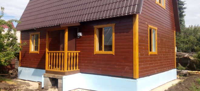 Постройка каркасного дома 6 на 9