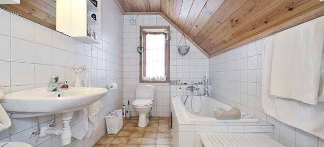 Варианты отделки ванной комнаты в каркасном доме