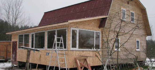 Как сделать каркасную пристройку к деревянному дому своими руками
