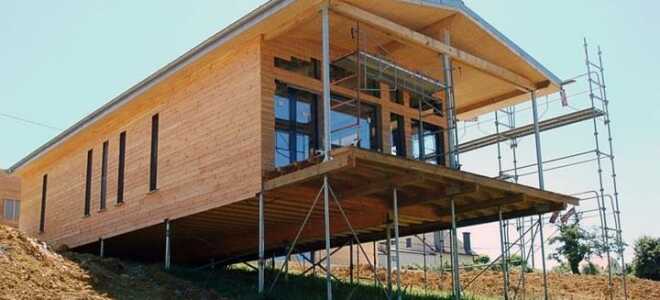 Монтаж пола в каркасном доме на винтовых сваях