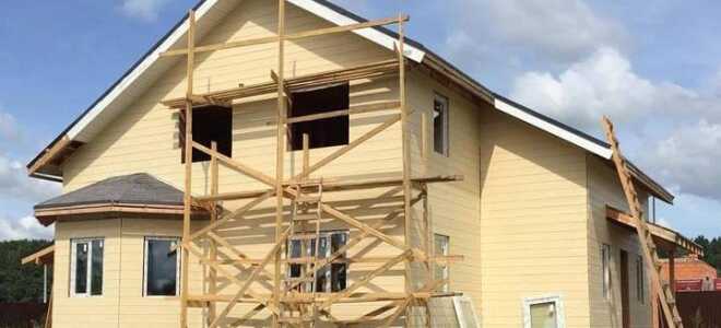 Пошаговое строительство каркасно-щитового дома