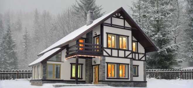 Эксплуатация каркасного дома зимой
