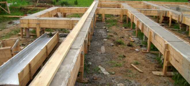 Постройка фундамента под каркасный дом своими руками