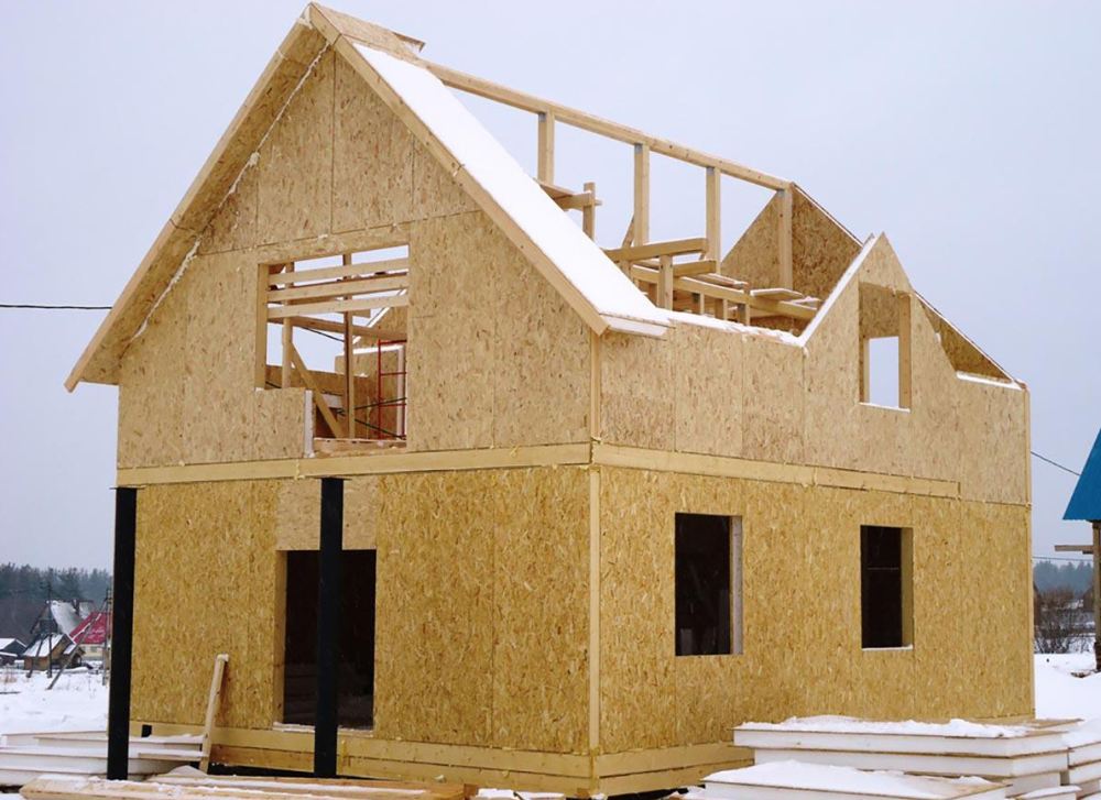 Каркасный дом из СИП-панелей