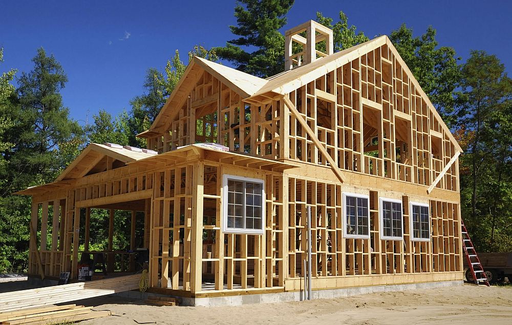 Каркас дома из бруса