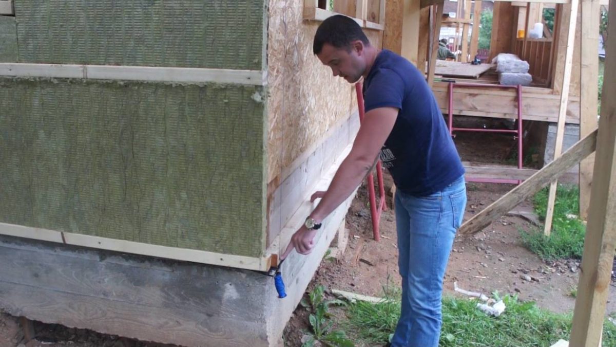 Утепление дома снаружи