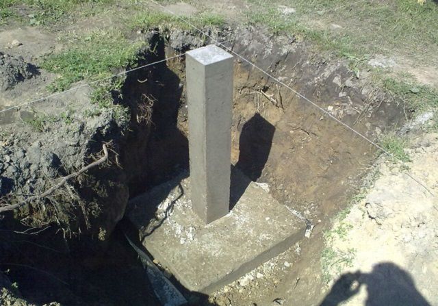 Столбчатый фундамент 