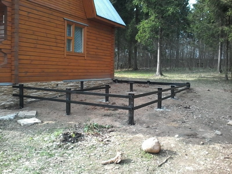 Фундамент для пристройки
