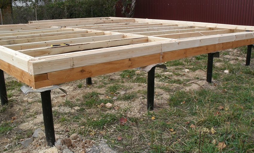 Фундамент на сваях