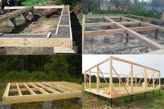 Фундаменты каркасного дома