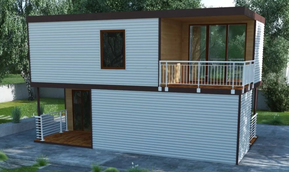 Модульный дом в несколько этажей