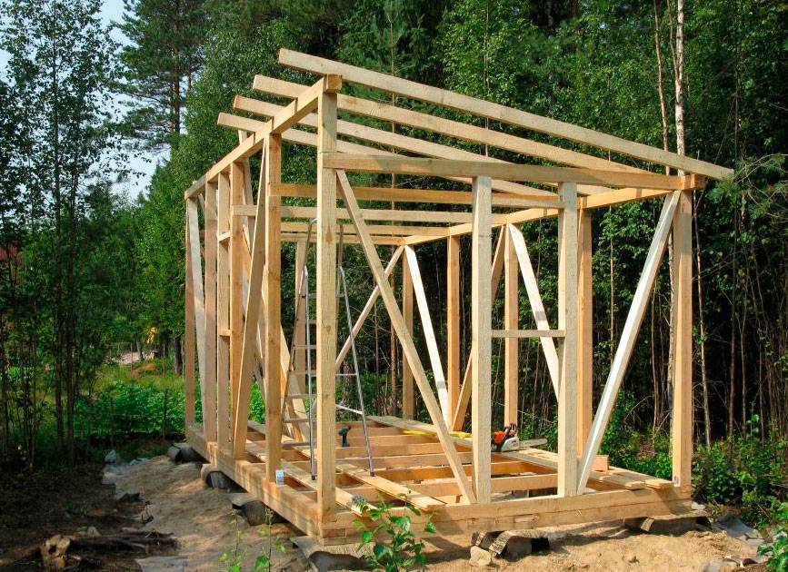 Каркас из дерева