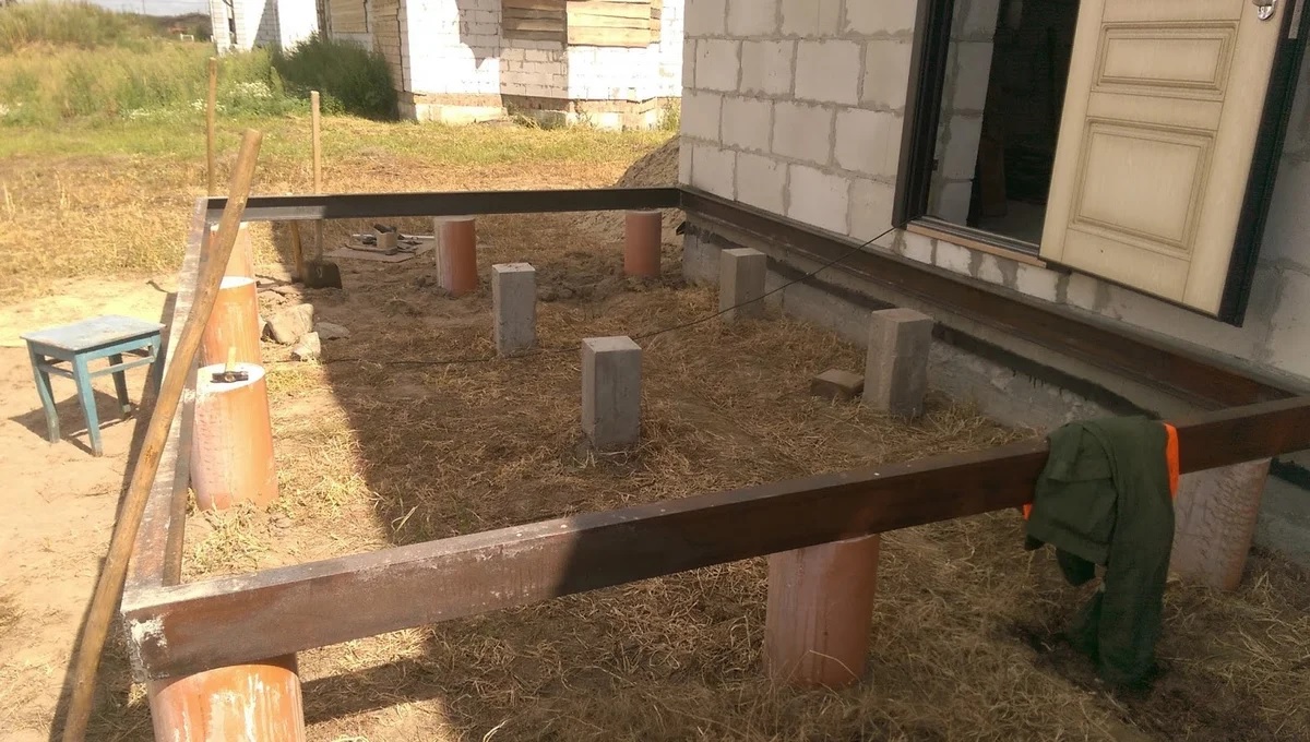 Столбчатый фундамент