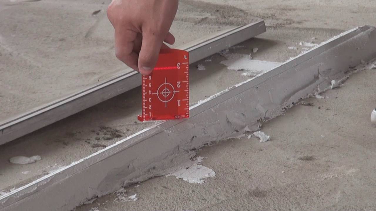 Разметка пола под стяжку