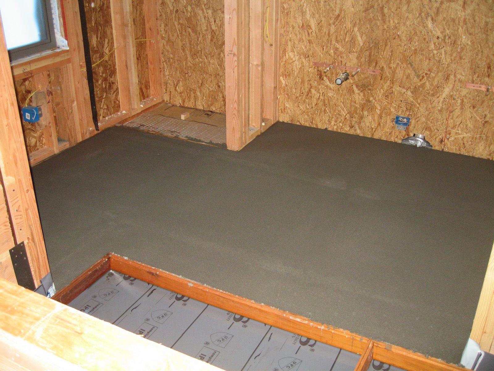 Заливка стяжки