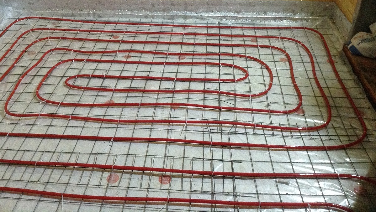 Теплый пол на фольгированной подложке